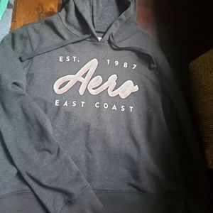 Aeropostale gray hoodie women's size large